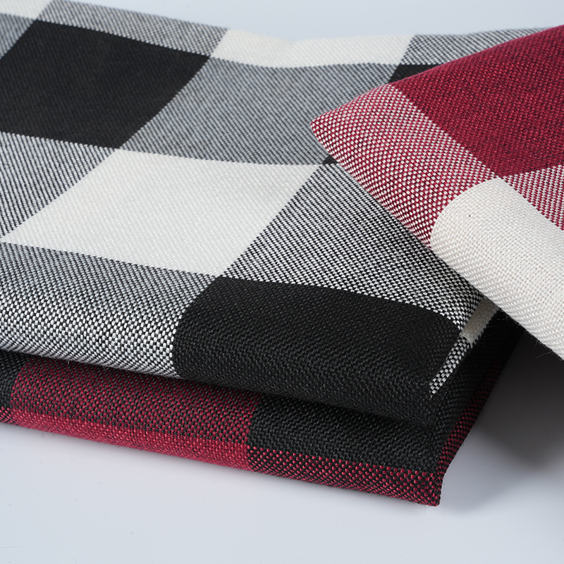 10*10 قماش كتان بوليستر منقوش