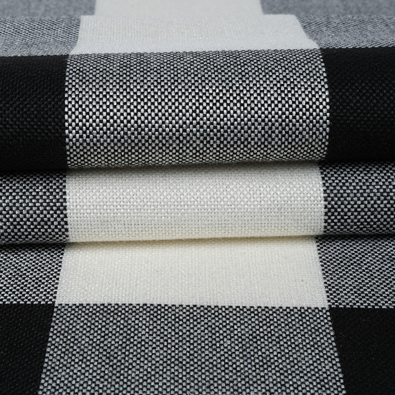 10*10 قماش كتان بوليستر منقوش